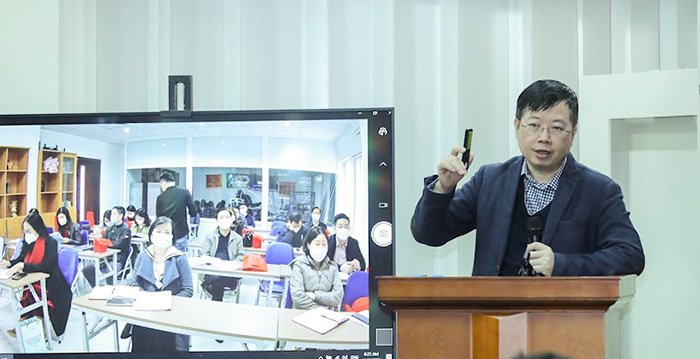 Cục trưởng Cục Báo chí (Bộ Thông tin và Truyền thông) Nguyễn Thanh Lâm thông tin về một số vấn đề về công tác báo chí, truyền thông hiện nay và truyền thông ngành VHTTDL